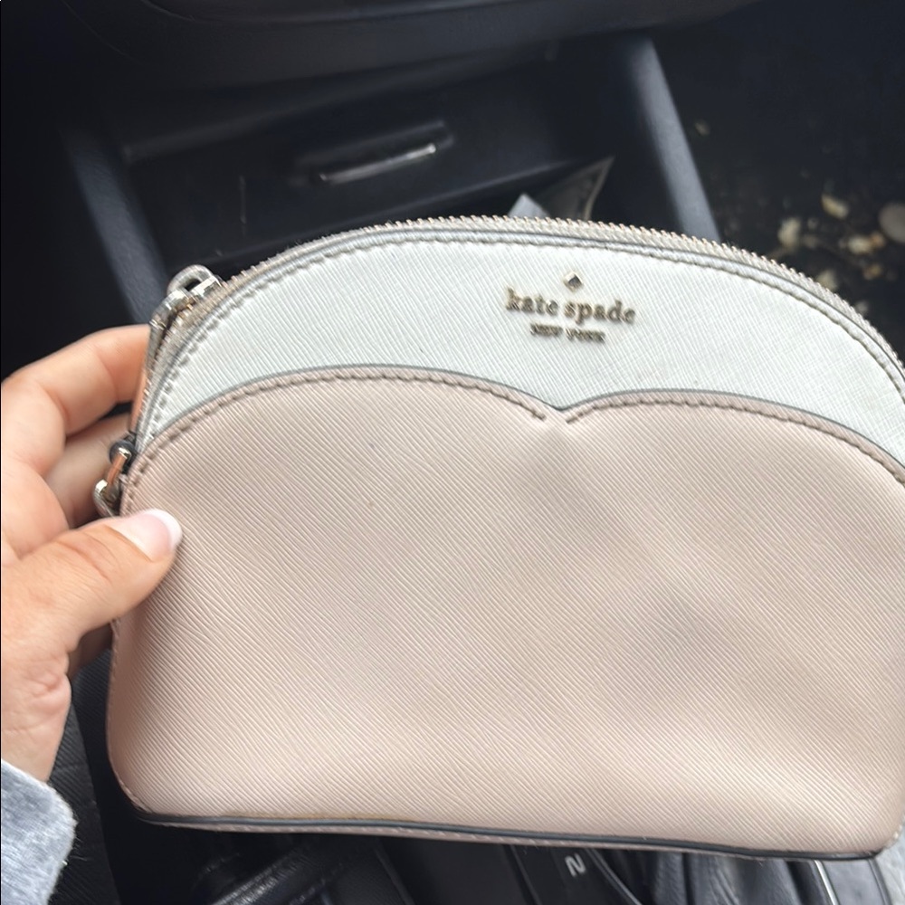 Kate Spade Beige and White Women's Bag